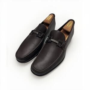 Salvatore Ferragamo ‘Regal’ Classic Gancini Loafers, Brown 8.5 D